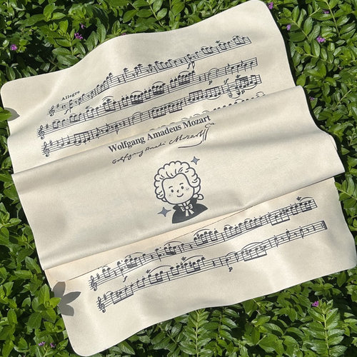 Encore原创擦琴布·莫扎特弦乐小夜曲乐谱大小提琴腮托垫乐器保养