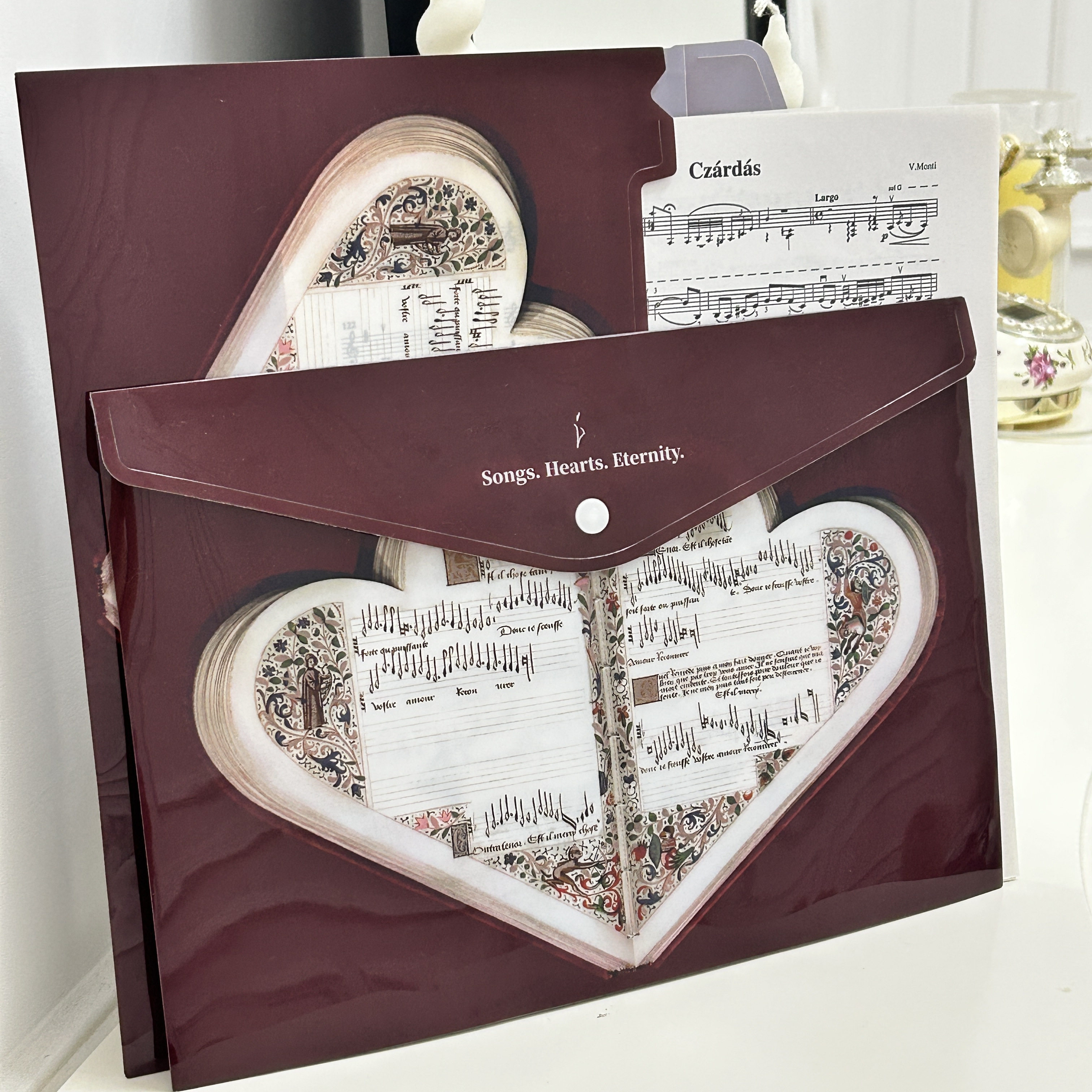 文件袋·《心之歌曲集》音乐手稿