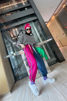 高腰显瘦长裤子宽松休闲卫裤女