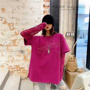 JL SUNFLOWER假两件蕾丝拼接长袖T恤女欧洲站冬季打底衫宽松上衣