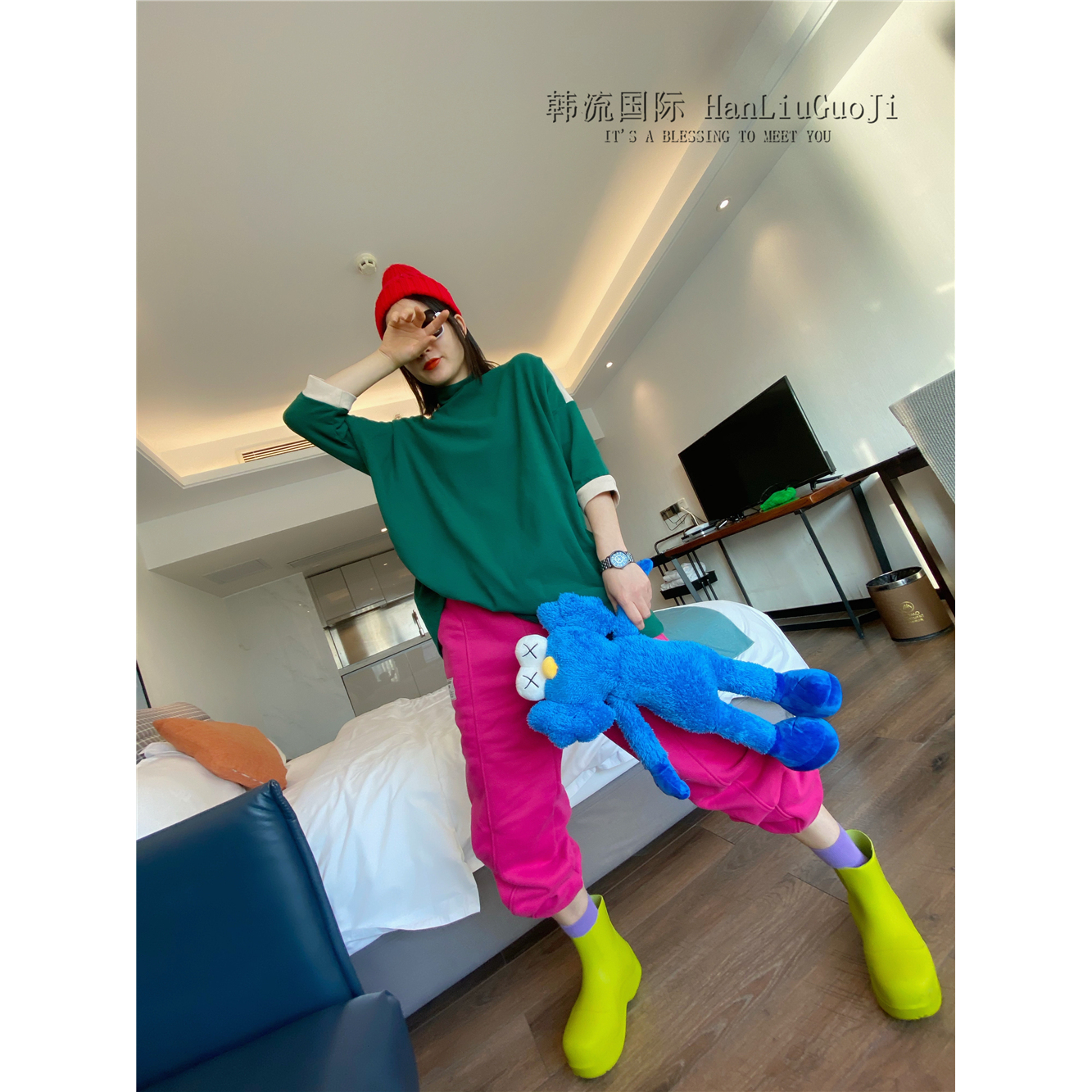 高领打底衫秋冬大码宽松加厚T恤