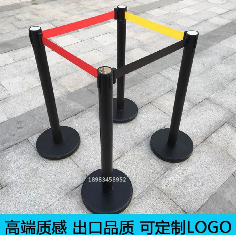 不锈钢黑色磨砂加厚酒店3米伸缩