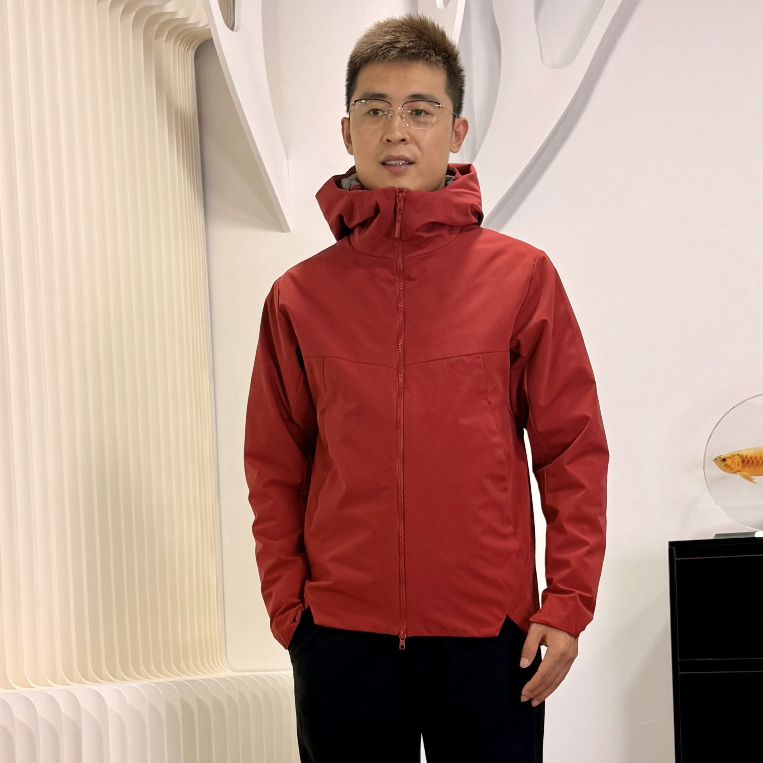 户外羽绒服男款防风防水冲锋衣