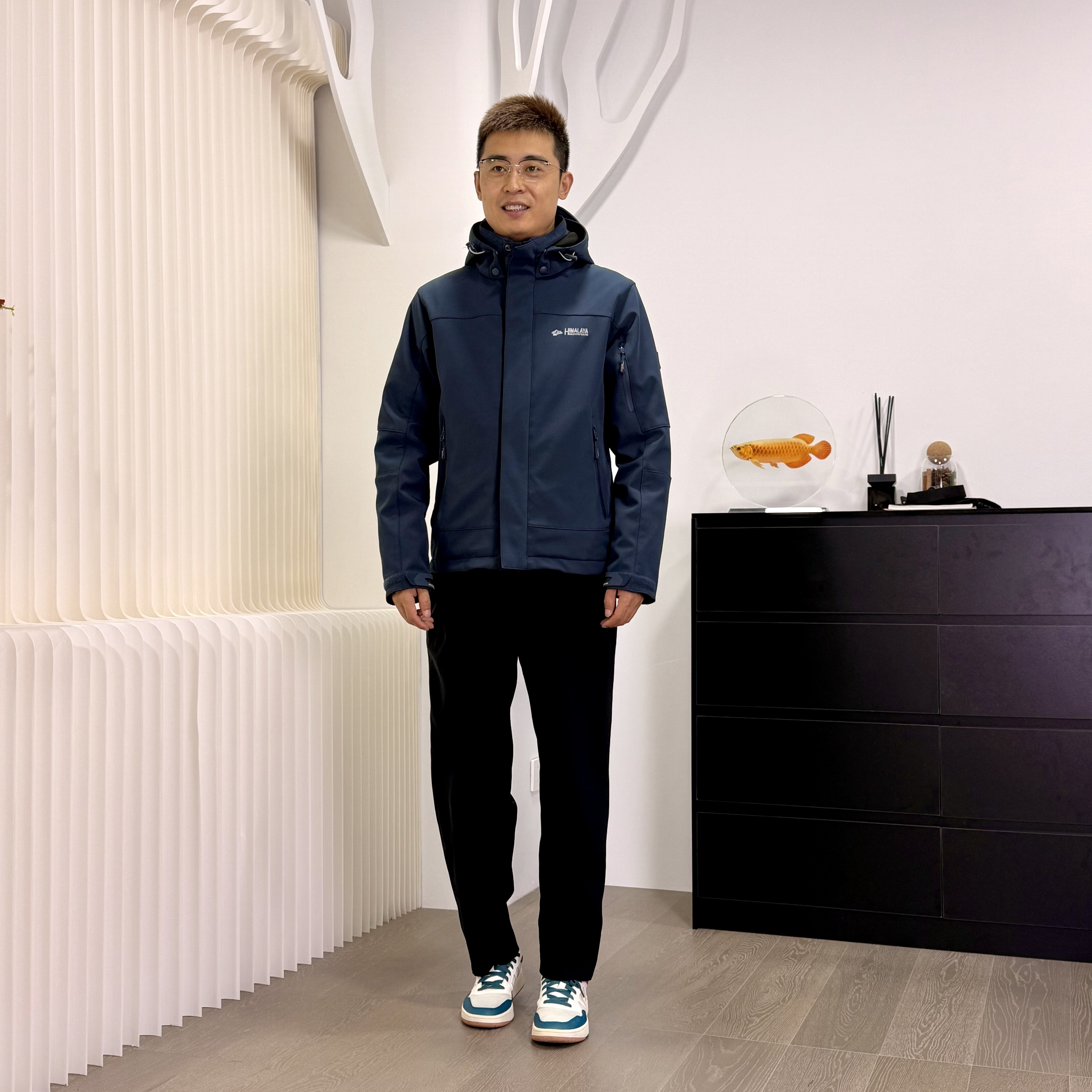 户外三合一防水防风连帽冲锋衣