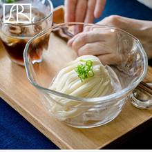 日本ADERIA石冢硝子Tebineri不规则玻璃碗水果酸奶碗冷面沙拉汤碗