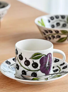 芬兰Arabia Paratiisi硕果陶瓷餐具汤碗饭碗盘子咖啡杯茶杯马克杯