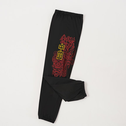 武术裤儿童武术表演服男女童武术裤少儿武术演出服国风练功太极裤