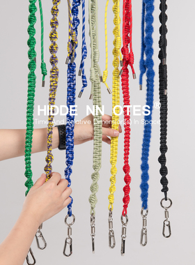 HIDDENNOTES/机车DNA编织肩带 就是一些很好看的腰带改造配饰