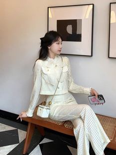 小香风套装 气质高级感搭配一整套减龄两件套 2024年早秋新款 女时尚