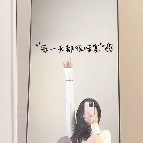 ins风玻璃门家居装饰墙贴纸