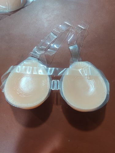 伪娘变装肩带连体义乳假乳 硅胶假胸男扮女装CD假奶假胸假乳房