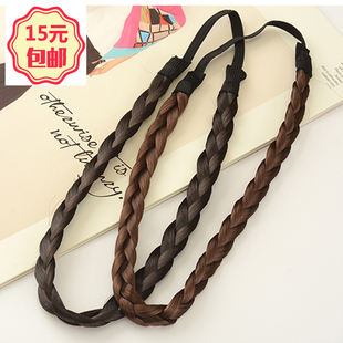 假发辫子 辫发头带头箍 弹力皮筋 小头饰发饰品发箍发圈发绳发带