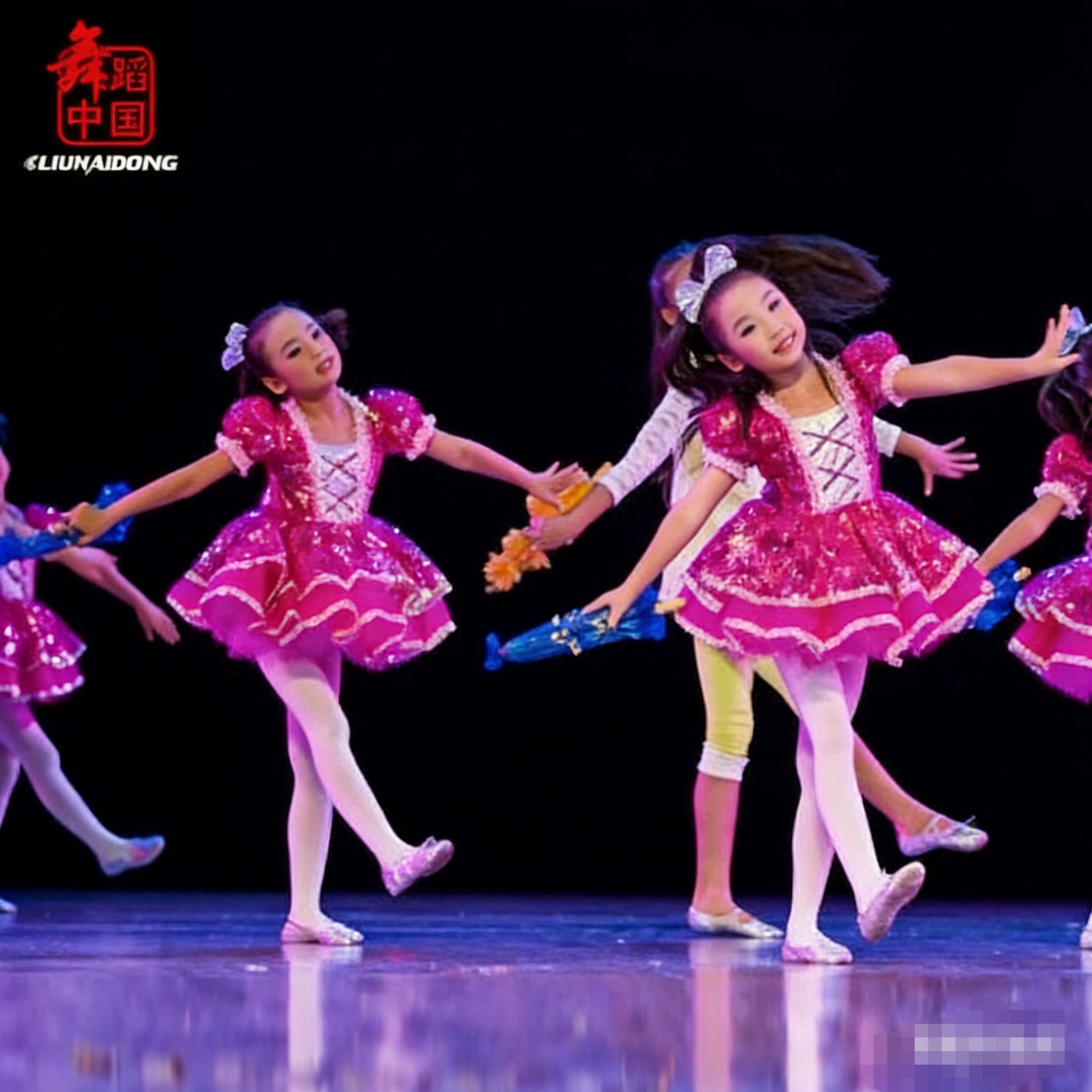 新款五彩童话梦舞蹈服装芭比娃娃表演服公主的梦想儿童演出服六一