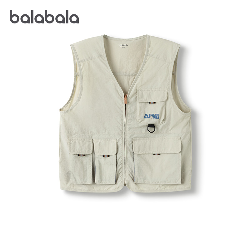 巴拉巴拉馬甲男童涼感工裝馬甲