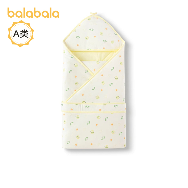 巴拉巴拉新生儿抱被宝宝包被外出抱毯宝宝包被可爱2025新款保暖萌