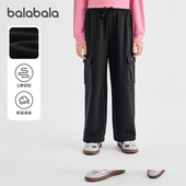 巴拉巴拉儿童裤 童装 子女童织唛装 裤 商场同款 新款 饰工装 2025秋装 潮