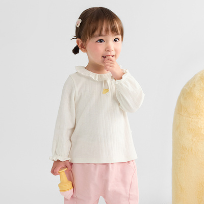 巴拉巴拉长袖t恤女童打底衫碎花