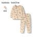 童装 巴拉巴拉balaOne男童女童内衣套装 儿童2件套新款 2025秋冬抗菌