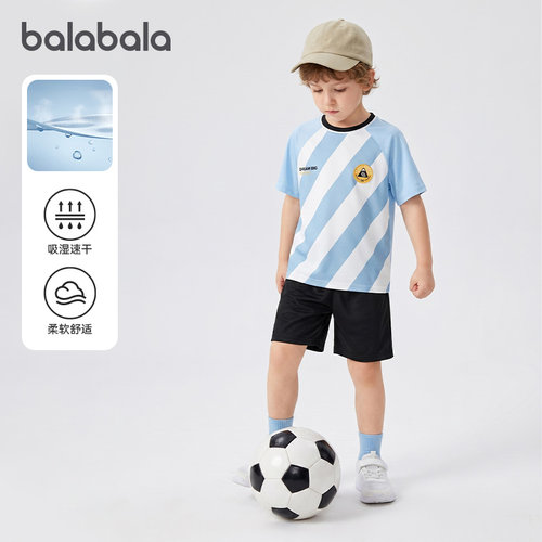 巴拉巴拉balaOne短袖套装男速干