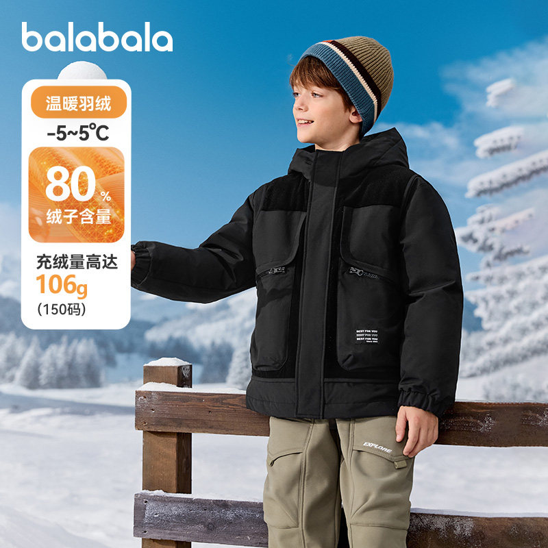 防风防水透湿羽绒服，蓄热里布