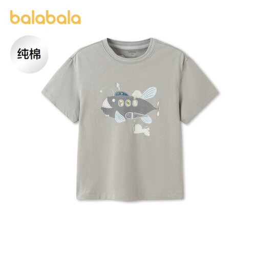 巴拉巴拉短袖t恤男童纯棉上衣