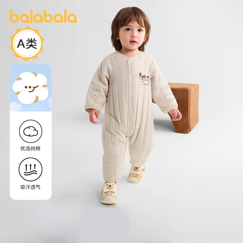 巴拉巴拉balaOne宝宝连体衣秋装