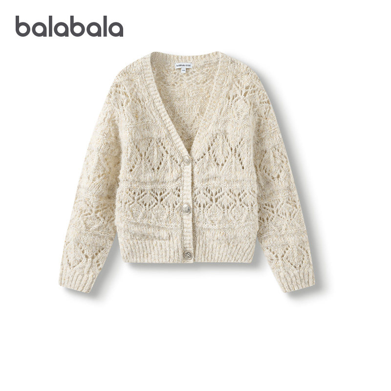 premium巴拉巴拉女童毛衣大童羊毛开衫儿童v领外套冬装新款童装潮,童装/婴儿装/亲子装,毛衣/针织衫,淘宝优惠券,粉丝福利购,淘宝优惠卷