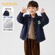 巴拉巴拉男童摇粒绒外套宝宝加厚上衣儿童休闲衣服2026春装 潮 新款
