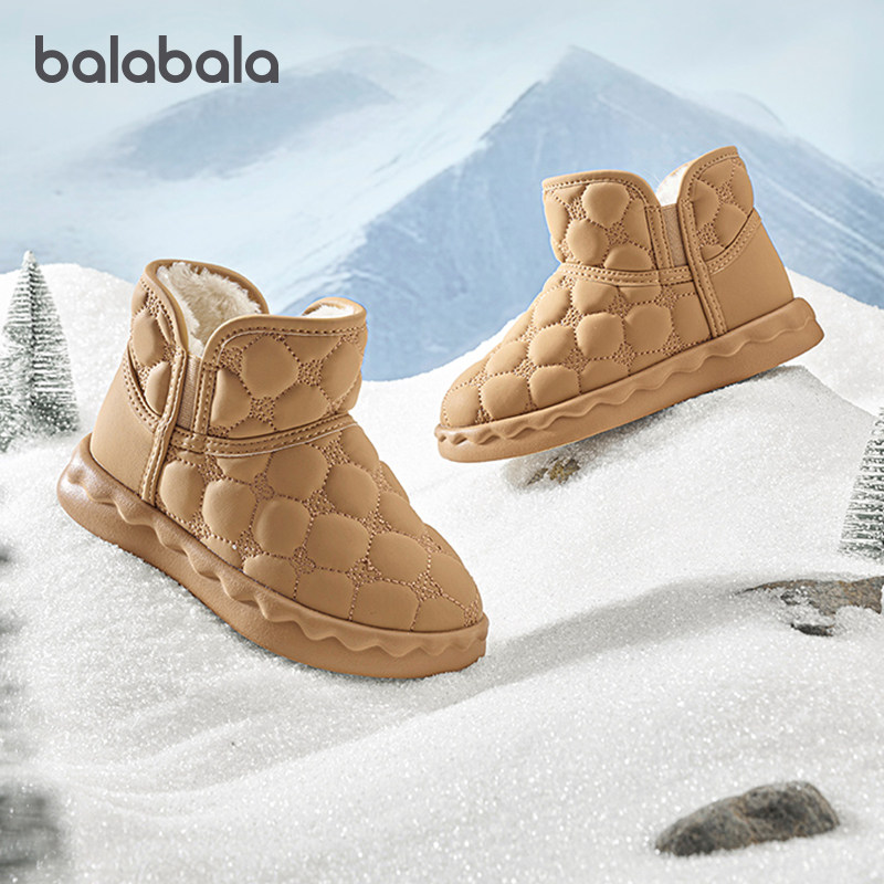 巴拉巴拉女童雪地靴宝宝加厚款防滑棉靴儿童加绒鞋子冬季新款童鞋,童鞋/婴儿鞋/亲子鞋,雪地靴,淘宝优惠券,粉丝福利购,淘宝优惠卷