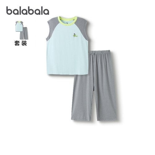 巴拉巴拉家居服套装男童空调服夏