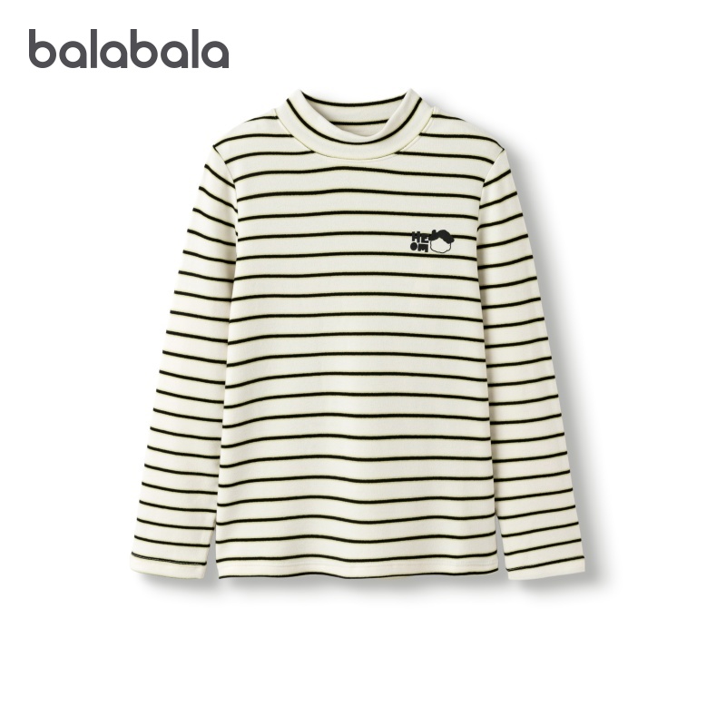 巴拉巴拉打底衫男童女童保暖衣暖