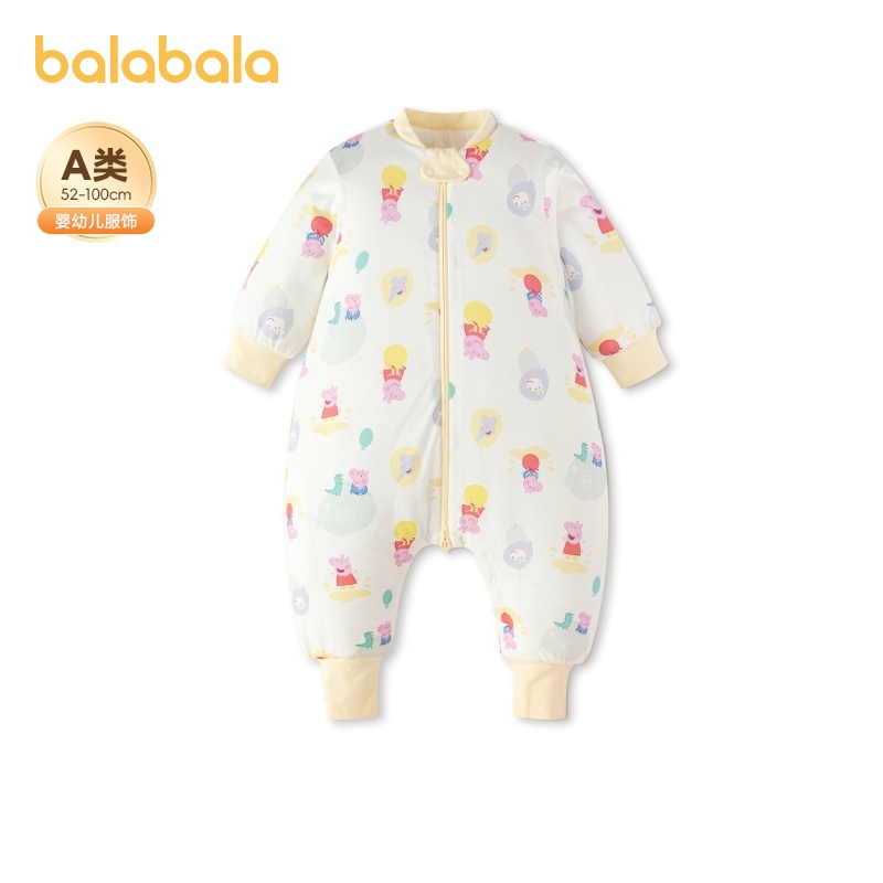 巴拉巴拉婴儿睡袋宝宝分腿式睡衣