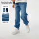 巴拉巴拉男童牛仔裤 裤 儿童束脚长裤 商场同款 2025秋装 新款 子童装 潮