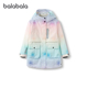 潮流童装 lab系列巴拉巴拉女童羽绒服中大童鹅绒外套儿童秋装 新款