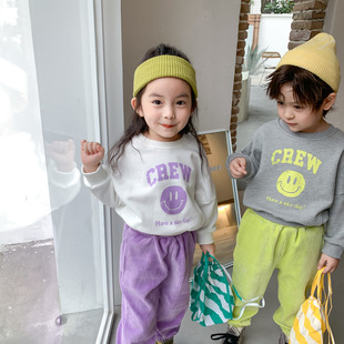 2026春款龙凤胎洋气兄妹装套装儿童姐弟装男女童卫衣两件套韩版