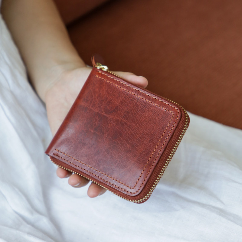情侣款便携女士皮夹简约百搭