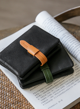 真皮复头层牛皮黑色男女短款钱包竖款钱夹驾驶证银行卡大钞零钱包