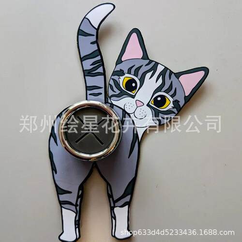 支Fnny cat butt tea towel holder猫屁股 有趣的猫爱好架u者礼物