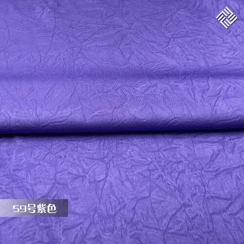 高品质肌双面醋裤酸手抓花理感 提花仿醋酸面料 女装新中YFS5126#