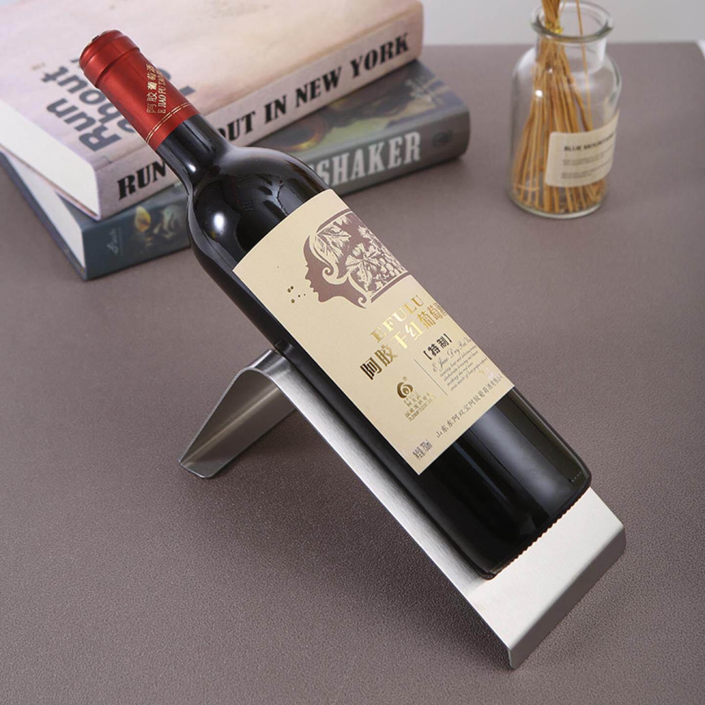 不锈钢红酒架拱形葡萄酒架欧式红酒架子七字形家居酒柜摆件