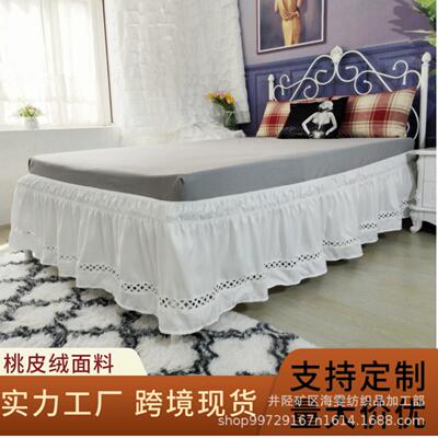 外贸法式镂空花边床裙新款床罩