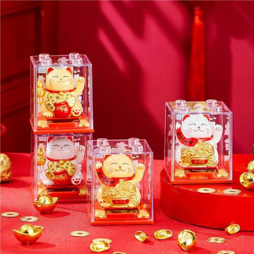 太阳能光感自动摆手创意礼品