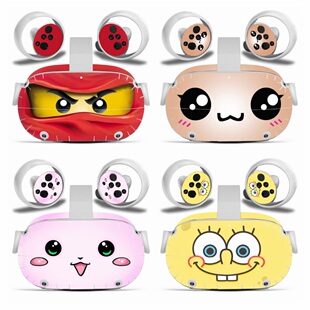 Quest VR2头盔贴画卡通贴膜可定制VR Quest2代贴纸Oculus Oculus