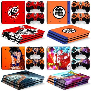 适用于索尼PS4 pro 游戏机贴纸 龙珠 七龙珠痛贴保护磨砂高清彩膜