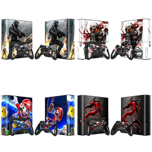 xbox360 e主机贴纸 360e贴膜 保护贴 防划防刮 手柄贴膜保护膜