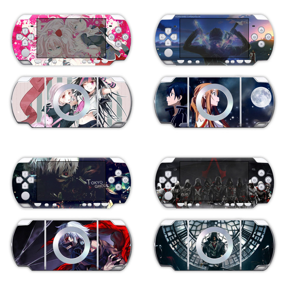 PSP 3000游戏主机贴纸炫酷彩贴贴纸贴膜 掌机痛贴 保护膜skin