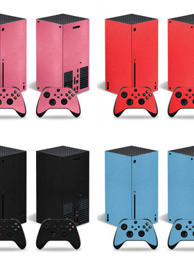 XBOX Series x彩贴   贴纸STICKER 黑色磨砂  机身贴纸 保护膜