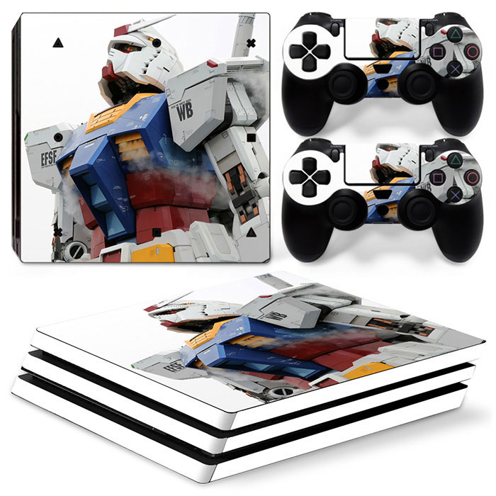 PS4 pro游戏机贴纸贴膜蜘蛛侠 守望先锋 GTA PS4痛机贴保护磨砂膜