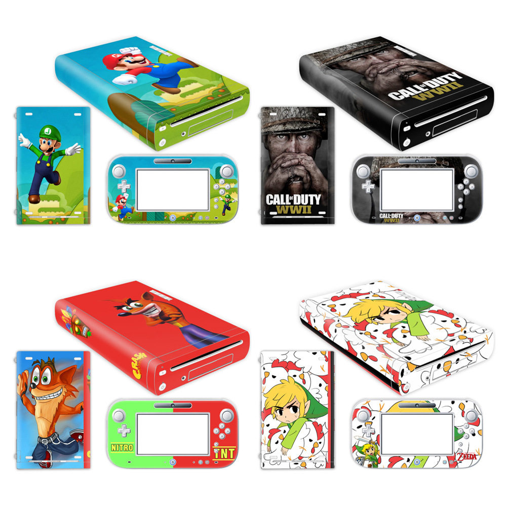 适用于 Wii U Skin Sticker卡通 保护贴 日本动漫贴纸 手柄贴膜
