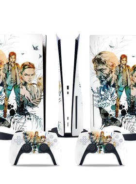 PS5 游戏机贴纸 The last of US part 2卡通彩贴 手柄贴膜 贴纸
